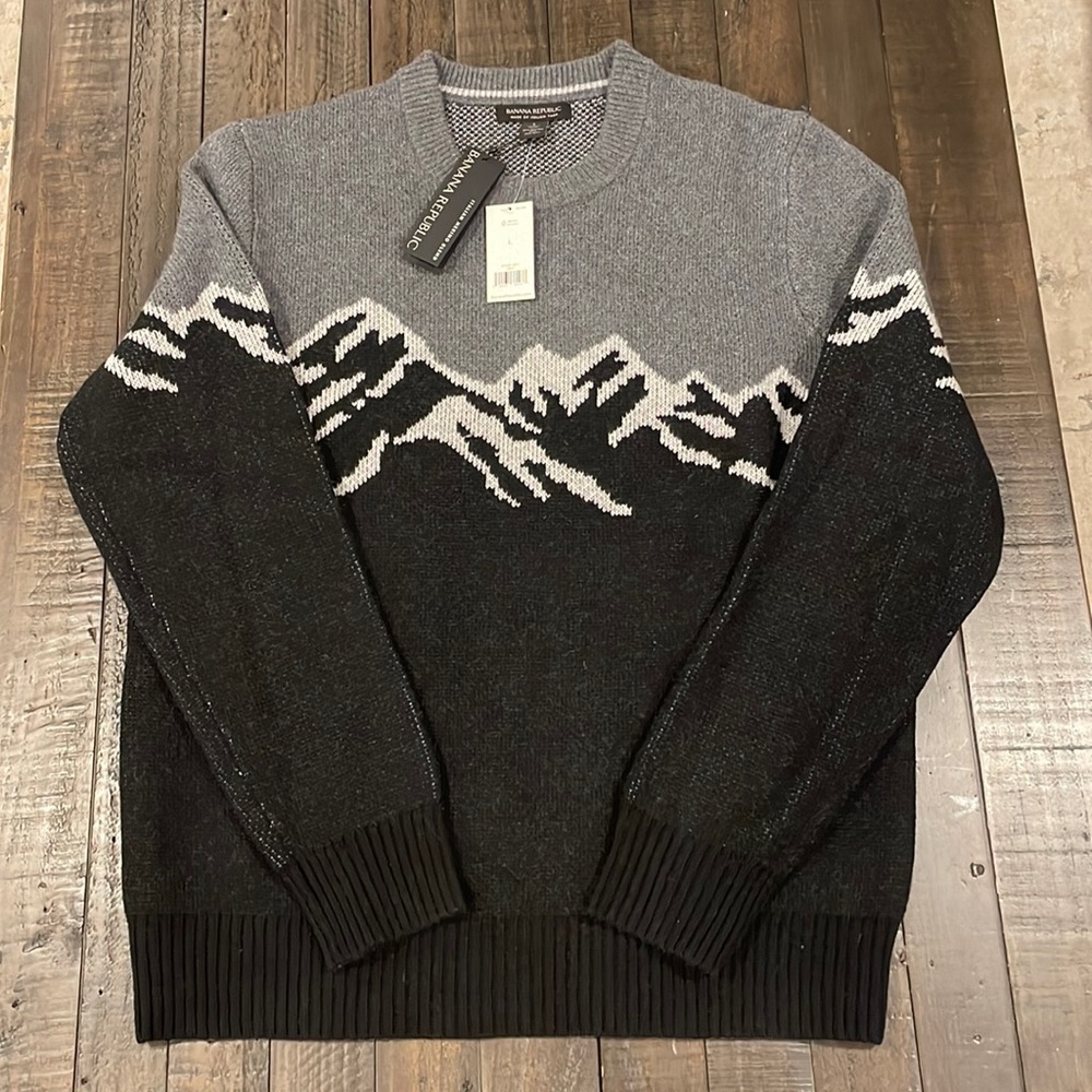 Bananas Republic Italian Merino Blend Sweater - New
